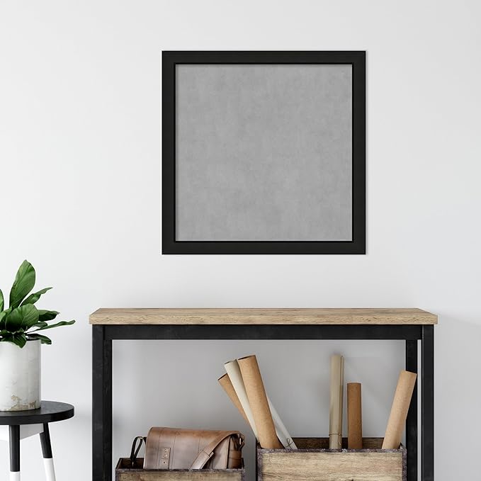 Amanti Art Black Framed Magnetic Board 27x27 Medium Vision Board - Image 5