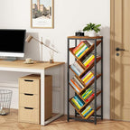 IBUYKE 9 Tier Tree Bookshelf, Floor Standing Wood Bookshelf - Image 4