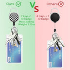 Black and White Checkered Lanyards - Image 5