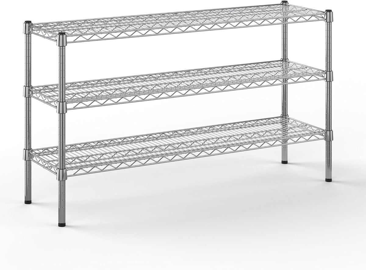 Regal Altair 14" Deep x 48" Wide x 27" Height Wire Shelving Kit | 3-Tier | NSF