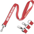 Wristband Bros Custom Lanyards For ID Badges, Keys & More | Add Text & Logos | by WristbandBros
