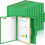 Skyygemm 24 Pcs Classification Folders Letter Size, 1 Divider Pressboard File by Skyygemm