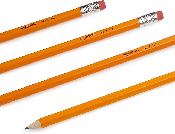 Amazon Basics Wood-Cased #2 Pencils, Pre-sharpened, HB Lead Bulk Box - Image 3