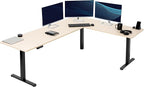 VIVO Electric Corner 84 x 63 inch L-Shaped Standing Desk, Memory Height by VIVO