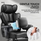 comhoma big and tall office chair heavy duty, side view