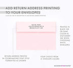 Classic Personalized Two Letter Stationary Monogram Stationary Set - Image 7