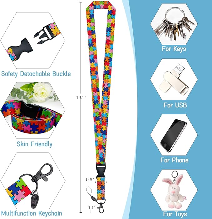 ID Badge Holder with Breakaway Lanyard, Lanyards - Image 5