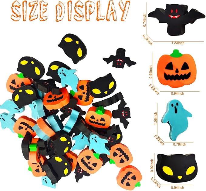 Halloween Mini Erasers for Kids - Image 7