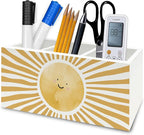 QZQE Boho Yellow Sunshine Pen Pencil Holder Organizer by Unknown