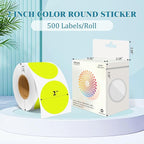 2 Inch Round Color Coding Labels - Image 2