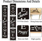 Farmhouse Wooden Welcome Sign Stand - Image 3
