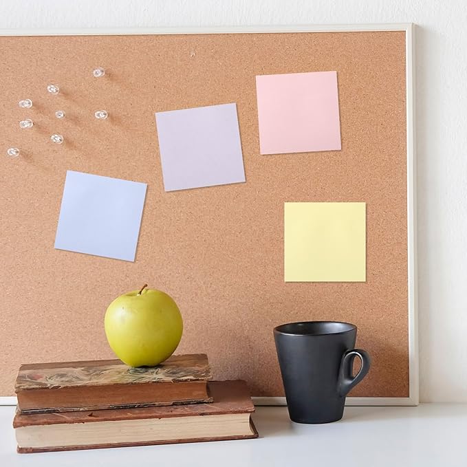 Thenshop 12 Pads Pastel Sticky Notes 3''x3'', Self Stick Notes Pads Pastel - Image 6