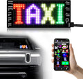 XIAOOHO LED Light Signs for Car, Programmable Bluetooth APP Control, DIY Editor by XIAOOHO
