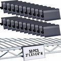 Kathfly 50 Pcs Wire Shelf Label Holders Compatible by Kathfly