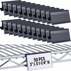 Kathfly 50 Pcs Wire Shelf Label Holders Compatible by Kathfly