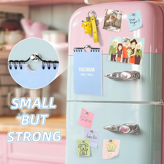 VNDUEEY 30Pcs Fridge Magnets, Small Strong Magnets - Image 2