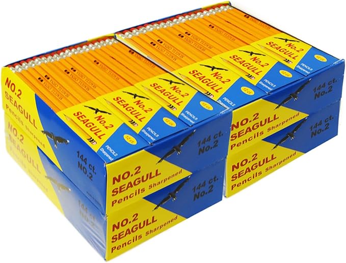 Seagull 576 Count Bulk Pack Pencils Pre-sharpened by Seagull