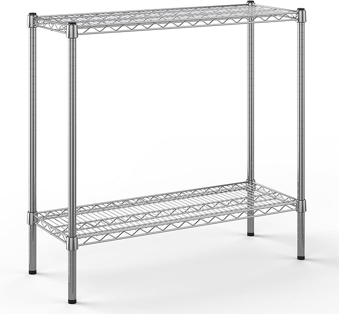 Regal Altair 14" Deep x 36" Wide x 34" Height Wire Shelving Kit | 2-Tier | NSF by Regal+Altair