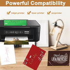 Silunkia 28 Sheets Coffee Color Cardstock 8.5 x 11 Craft Paper, 250gsm/92lb - Image 5