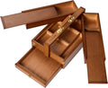 meeden wooden tool storage box: portable beech wood, main product view