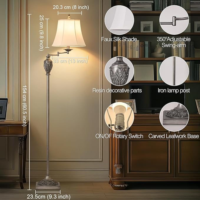 Traditional LED Floor Lamp - Image 4