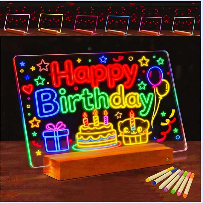 ARAGIT LED Drawing Board for Kids & Adults, Rechargeable Led Note Boards by Unknown