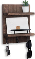 Lucundm Key Holder Wall Mount, Mail Shelf Decor by Lucundm