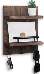 Lucundm Key Holder Wall Mount, Mail Shelf Decor by Lucundm