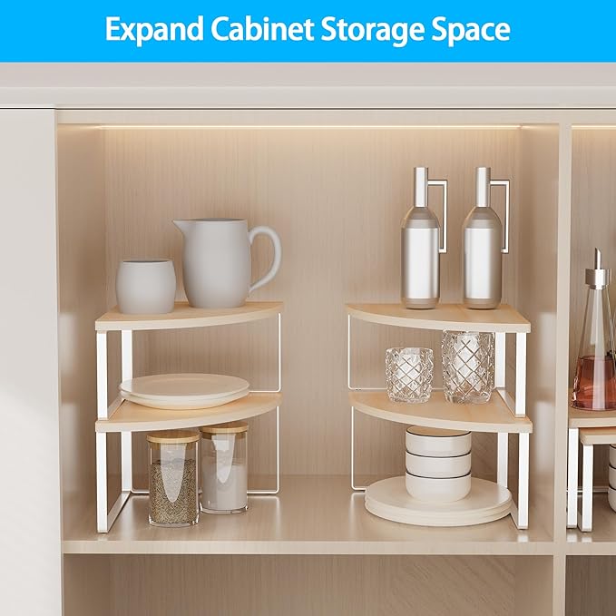 Corner Shelf Countertop Organizer - Image 4