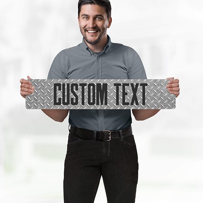 Custom Sign, Custom Street Sign, 11 Font Colors, 13 Font Styles, 4 Hole Options - Image 2