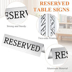 Milkary 30Pcs Metal Reserved Table Signs, Double Sided Reserved Seating Signs - Image 5