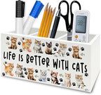 QZQE Cat Pen Pencil Holder Organizer by Unknown