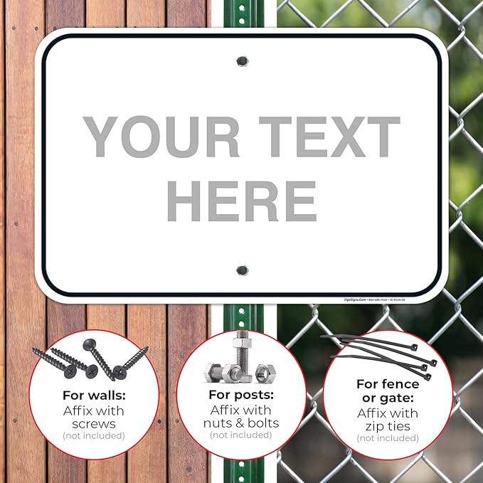 Custom Sign, Personalized Metal Signs, Customize - Image 4