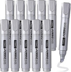 Fuutreo 10 Pack Jumbo Permanent Markers Bulk Large Chisel Tip Permanent Markers by Fuutreo