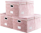 PRANDOM Extra Large Collapsible Storage Boxes