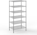 Regal Altair 24" Deep x 36" Wide x 74" Height Wire Shelving Kit | 6-Tier | NSF