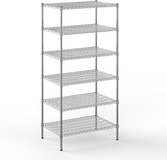 Regal Altair 24" Deep x 36" Wide x 74" Height Wire Shelving Kit | 6-Tier | NSF by Regal+Altair