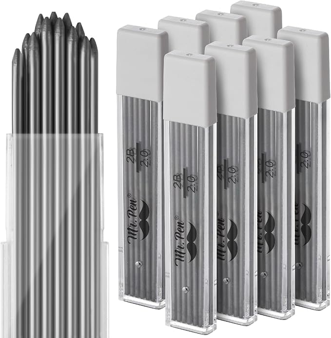 Mr. Pen- 96 Pack Extra Bold 2mm Pencil Lead Refills by MrPen
