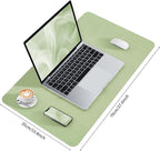 Bloss Green Desk Mat, Mouse Pad, Waterproof Leather Desk Pad, Desk Matt - Image 6