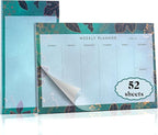 Undated Weekly Planner Notepad 10x7 To Do List Note Pad 52 Weekly Desk Planner by Yoment-Enjoyyourmoment