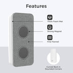 loukin 2 Pack Magnetic Dry Erase Eraser, Glass Board Remover, 3.4 fl oz - Image 3