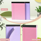 Roneky Legal Pads 8.5 x 11 Colored Note Pads, 2 Pack Notepads 8.5 x 11 Lined - Image 4
