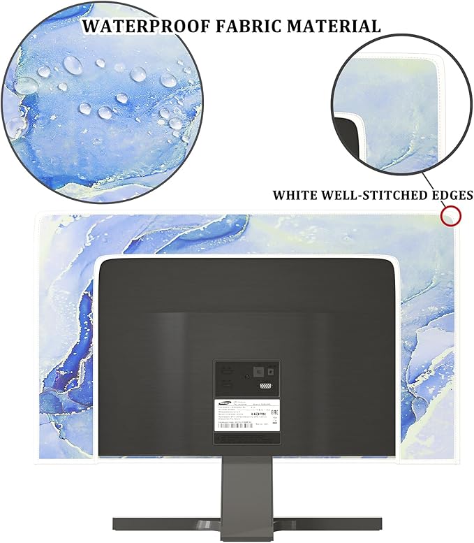 Baocicco Modern Violet Marble Waterproof TV Cover Anti-Static Dustproof - Image 3