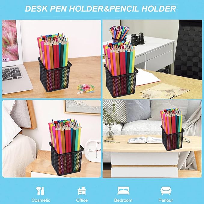 SNOW COOLER Pen Holder Pencil Holder Metal Pen Holder Cup Pencil Holder - Image 6