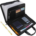Fireproof Accordion File with Handle, Expandable File Folder Organizer by Unknown