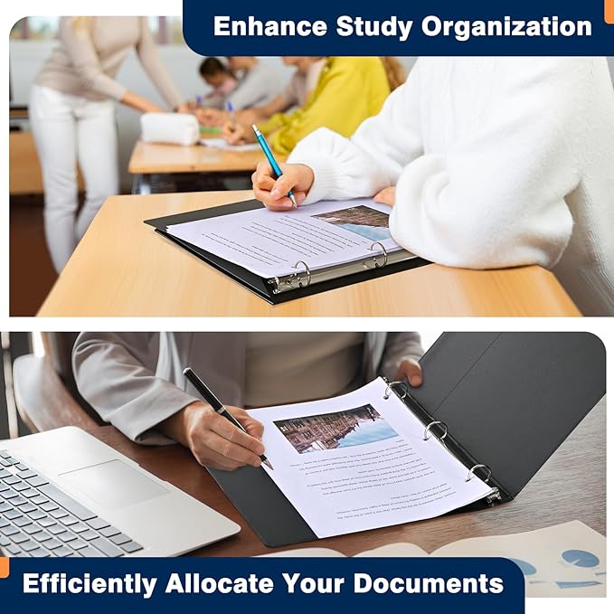 Basic 1-inch 3 Ring Binder -1'' Binders - Image 6