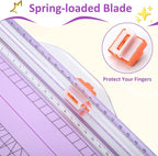 2 Set A4 Paper Cutter 12 Inch Titanium Paper Trimmer Scrapbooking Tool - Image 2