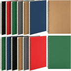 Leelosp 12 Pack Small Spiral Notebook A5 Lined College Ruled Spiral Journal by Leelosp