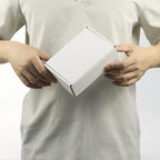 PHAREGE 6x4x2 inch Shipping Boxes Bulk 25 Pack White, Tab Lock Tuck Top Mailer - Image 4