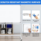 Max-officoo Magnetic White Board Dry Erase Whiteboard - Image 3